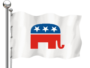 white flag gop