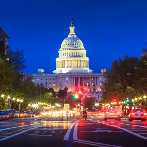 Capitol Building night from street