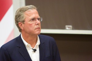 Jeb Bush concerned look on face