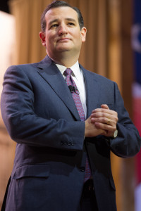 Ted Cruz low angle hands together