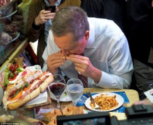 Kasich eating